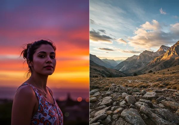 Full-frame portrait bokeh vs crop sensor landscape
