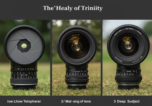 Aperture, focal length, subject distance affecting DOF